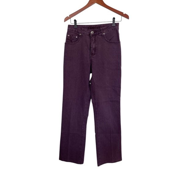 Cleo Straight leg Purple pants size 10 - Picture 1 of 7